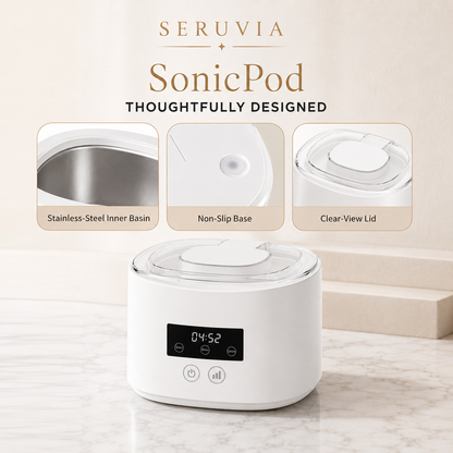 Seruvia SonicPod Ultrasonic Cleaner