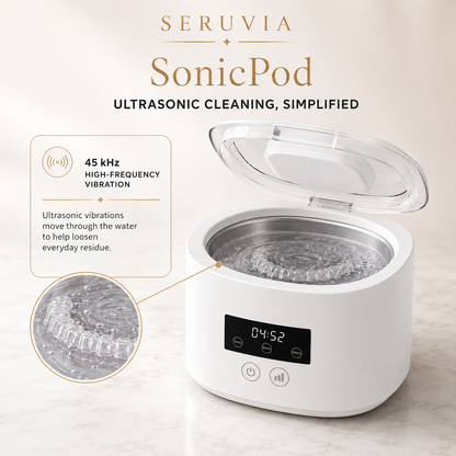 Seruvia SonicPod Ultrasonic Cleaner