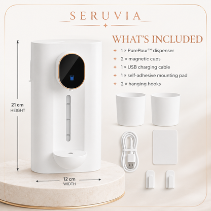 Seruvia PurePour Automatic Mouthwash Dispenser
