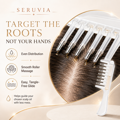 Seruvia Rooté Scalp Applicator Comb