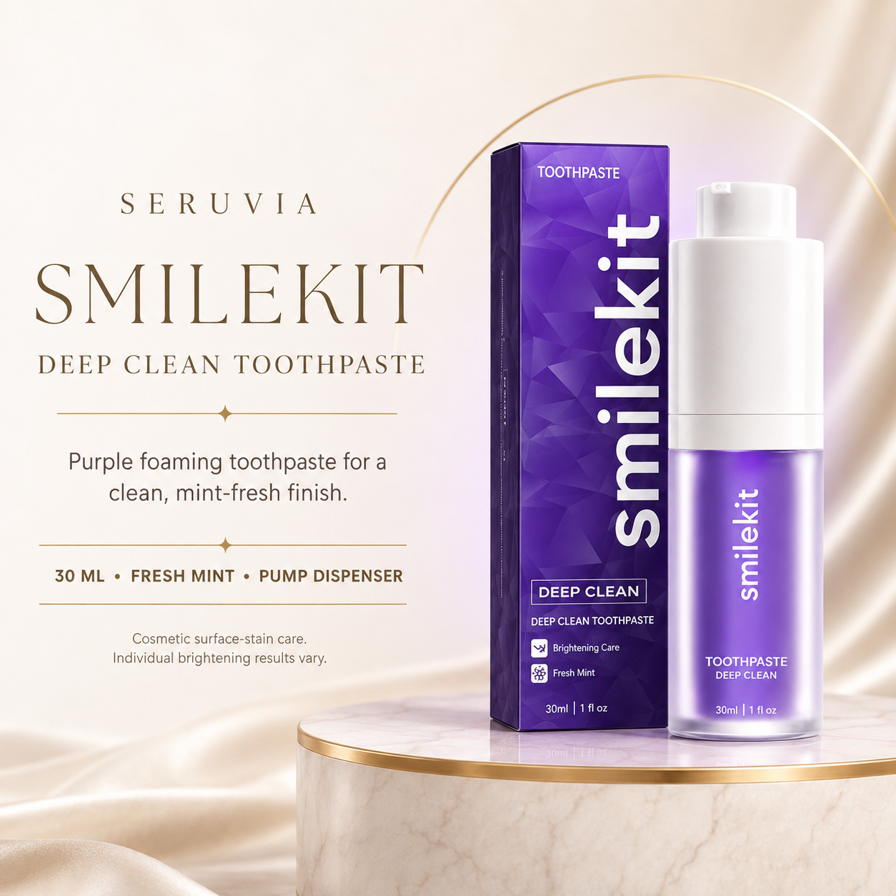 Smilekit Deep Clean Toothpaste sold by Seruvia