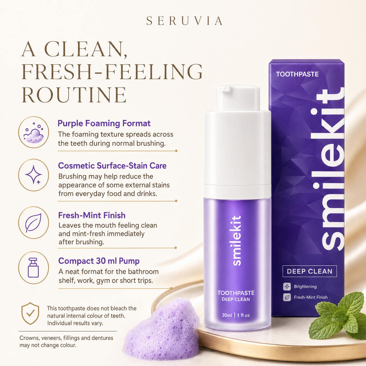Smilekit toothpaste verified features