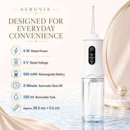 Electric Water Flosser specifications