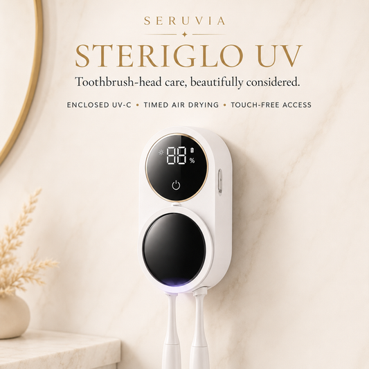 Seruvia SteriGlo UV toothbrush-head care unit